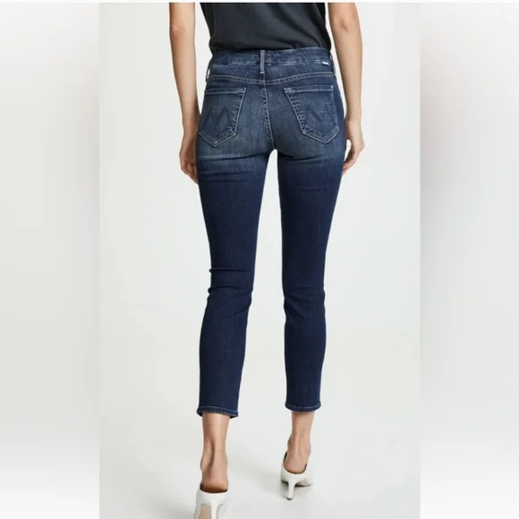 MOTHER The Looker Crop in On The Edge Jeans Size 27 - Picture 2 of 12
